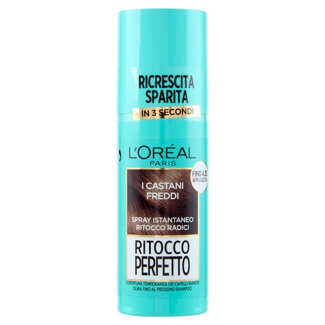 L'Oréal Paris Ritocco Perfetto Spray Istantaneo Ritocco Radici, Castano Freddo